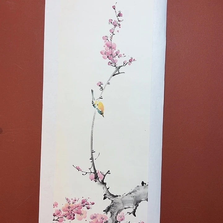 国画听兰老师花鸟