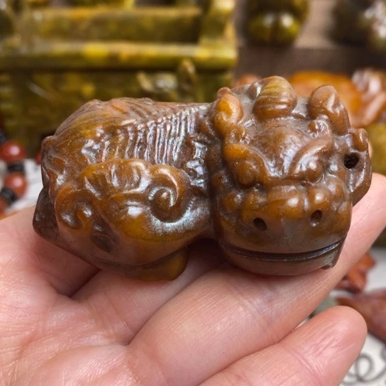 蛇纹石玉未镶嵌颈饰83