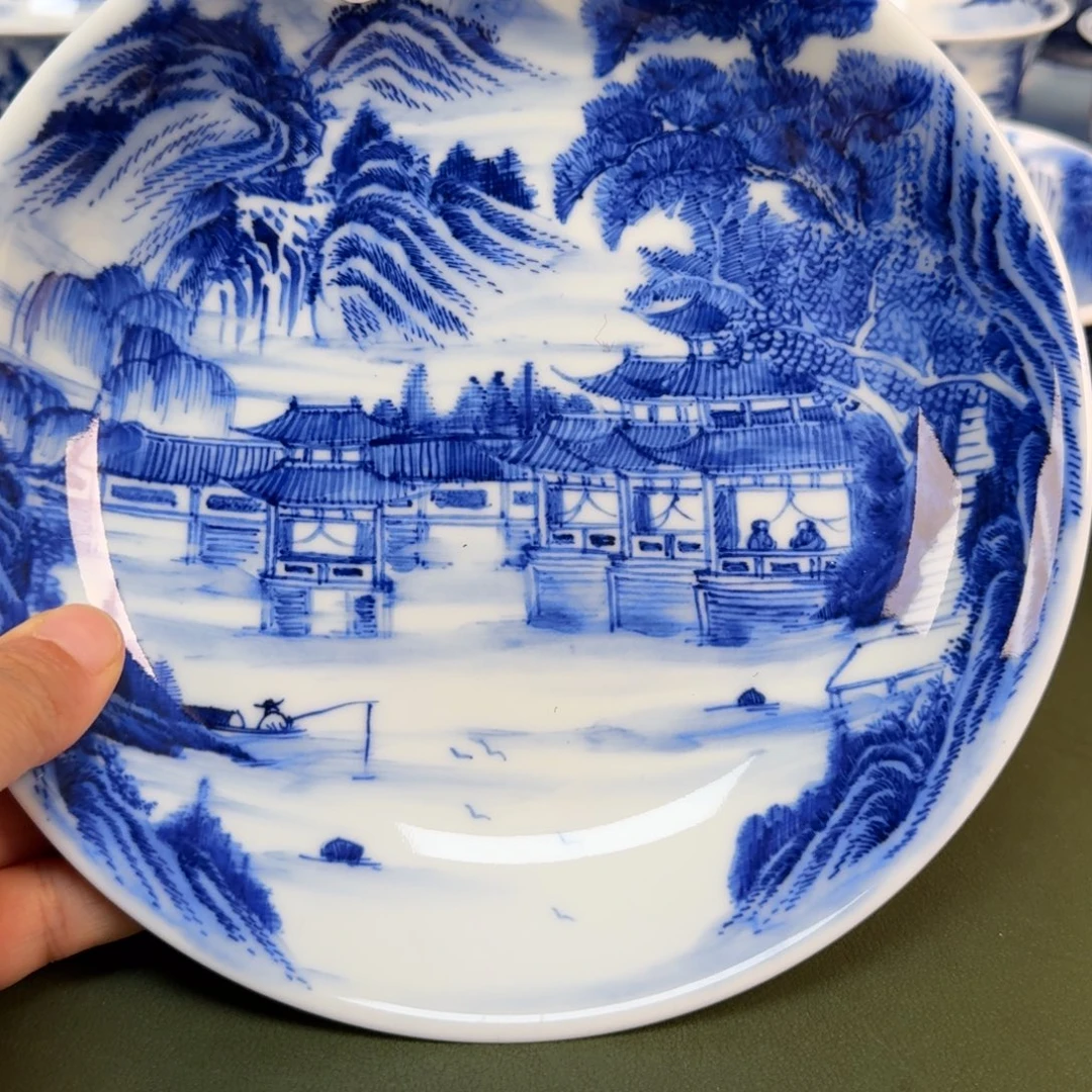陶景德镇纯手绘茶具圆圆212