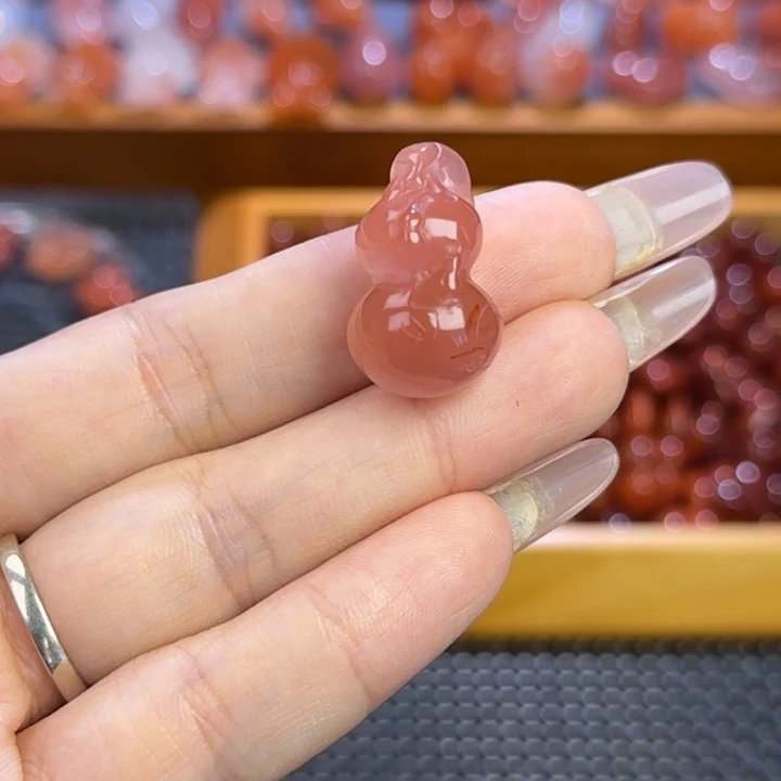 南红玛瑙未镶嵌珠宝半成品葫芦2