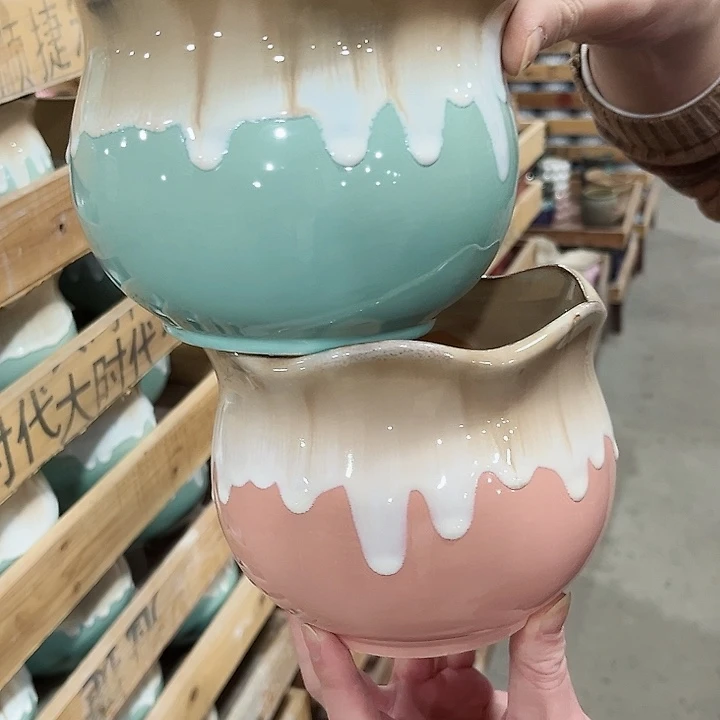 陶瓷陶瓷多肉植物花盆