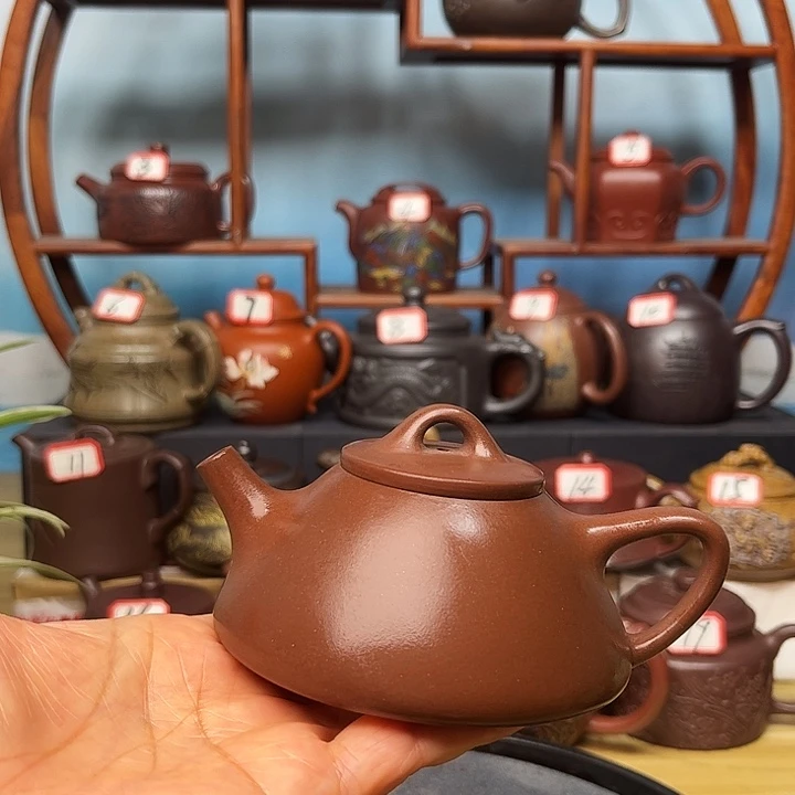 紫砂茶壶微瑕证书不带礼盒150cc