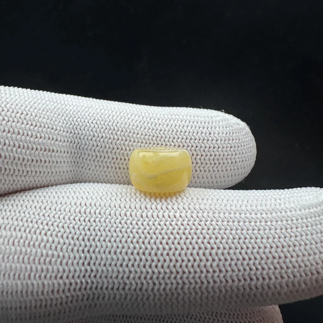 J3129天然俄料蜜蜡 墩子扣子11*7mm一物一图实物拍摄假一罚十