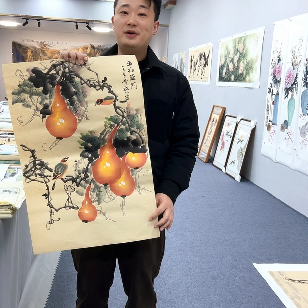 国画国画宣纸纯手绘作品