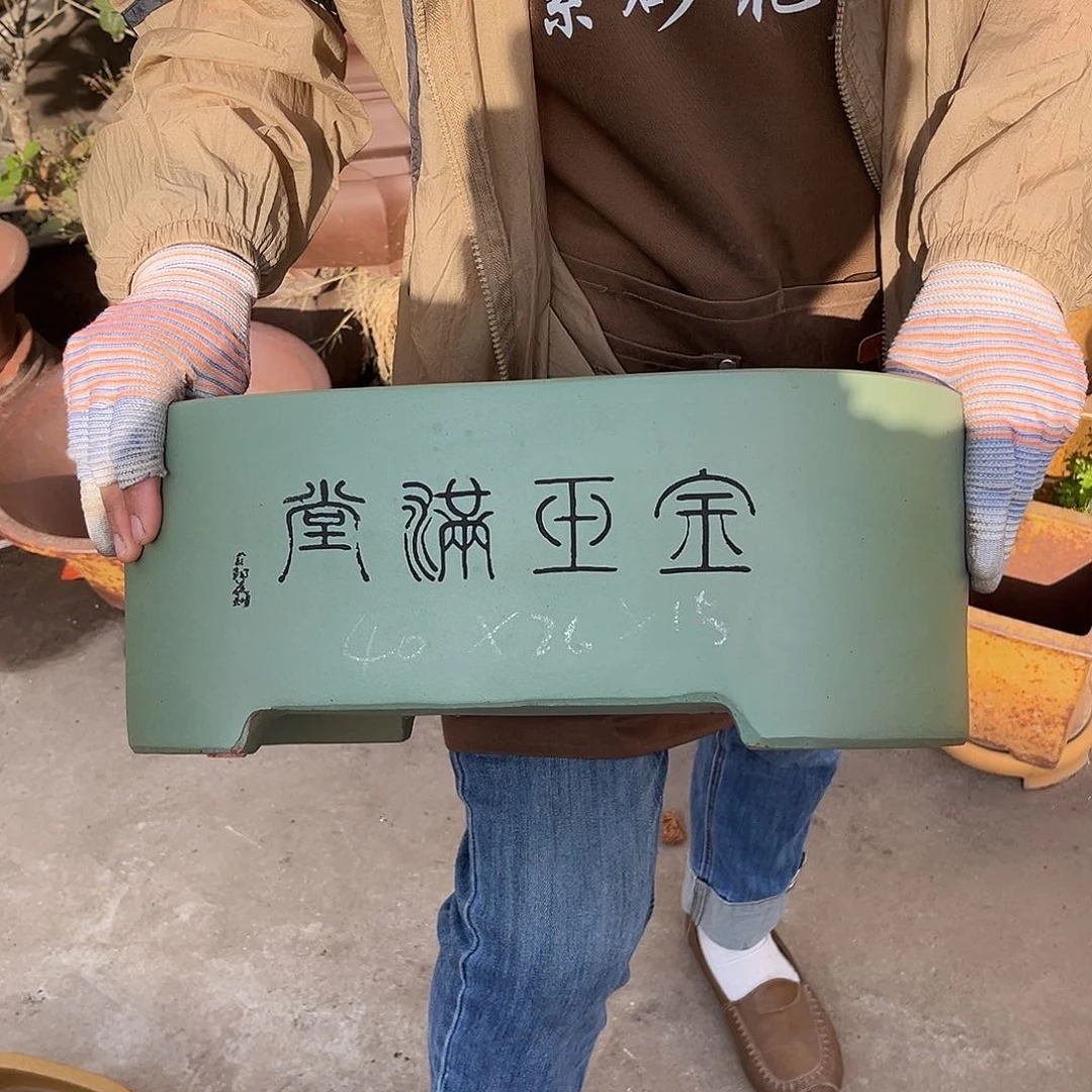 紫砂花盆盆景艺术