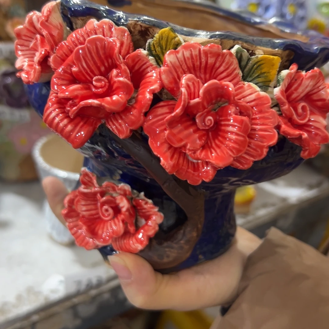 满20米秒退拉黑花盆