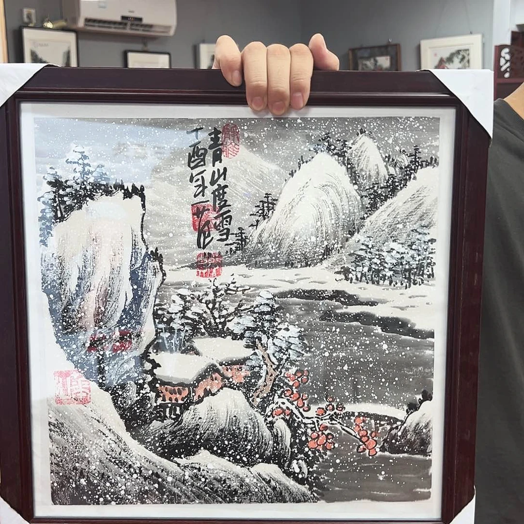 国画姜国华老师亲笔手绘