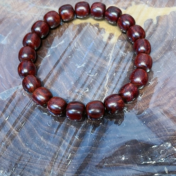 小叶紫檀手串/手链紫*印度小叶紫檀水波金星1.0