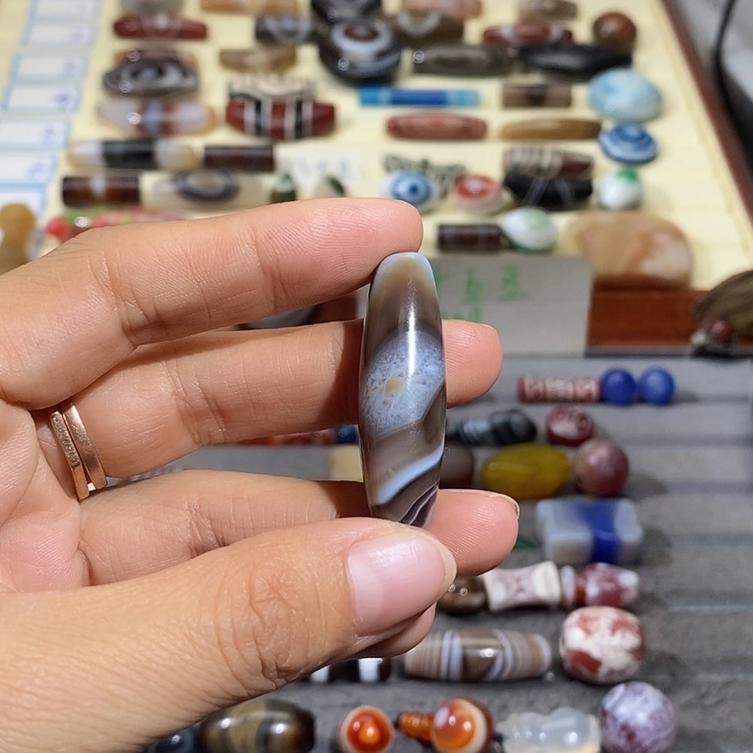 X***玛瑙/玉髓合金颈饰