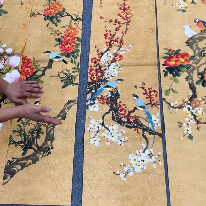 国画宣纸纯手绘字画