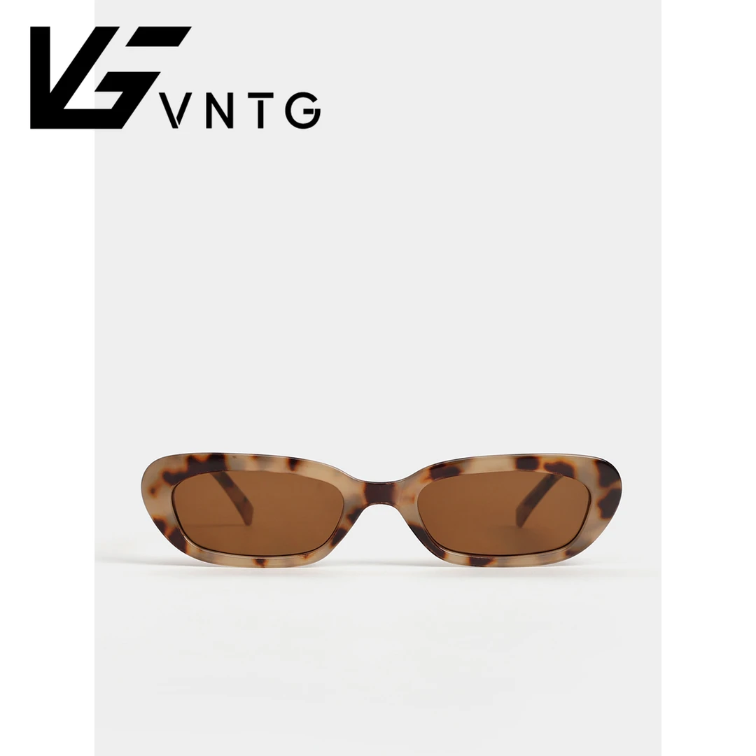 vntg墨镜御姐ins风梯形ins风极简海莉同款防紫外线uv400太阳眼镜