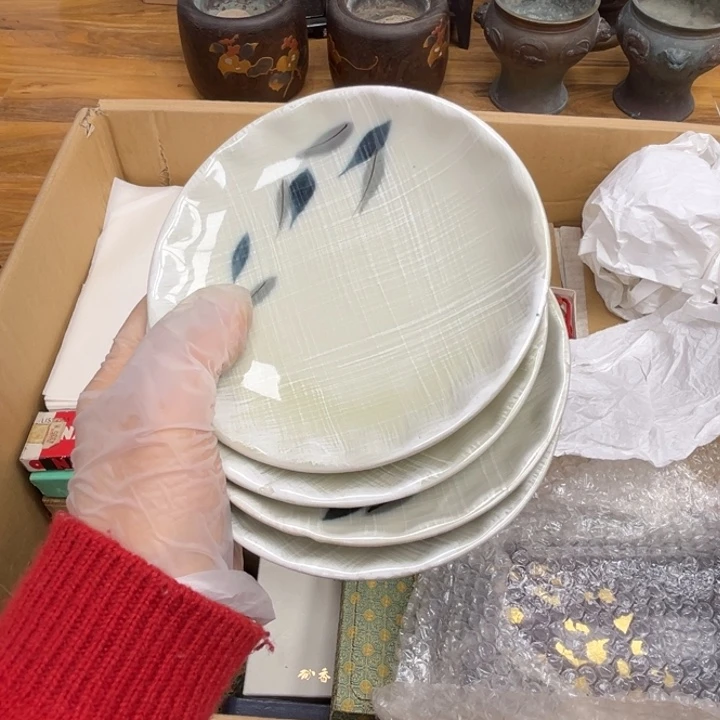 瓷片呀工艺品摆件瓷器摆件正能量