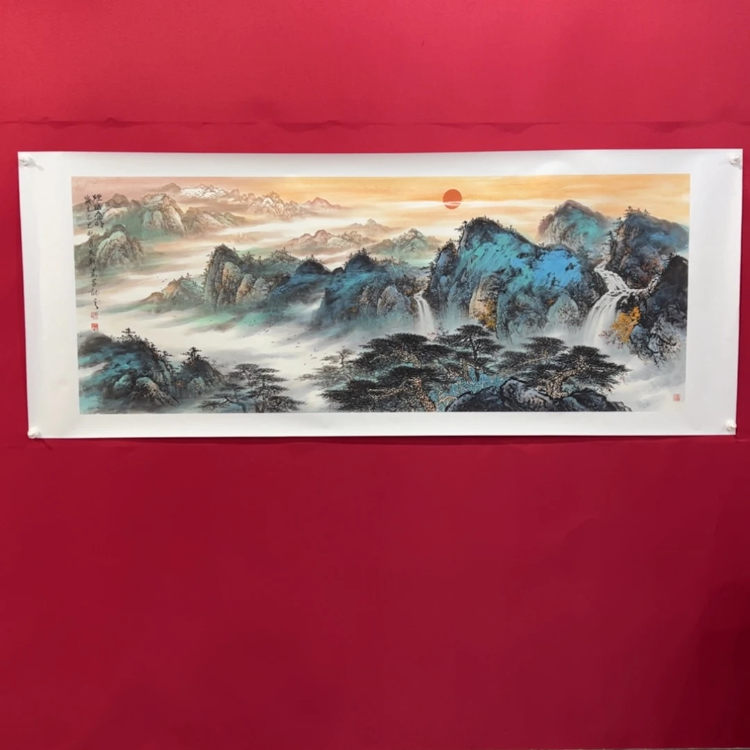 Q***8国画黄天利老师小六尺