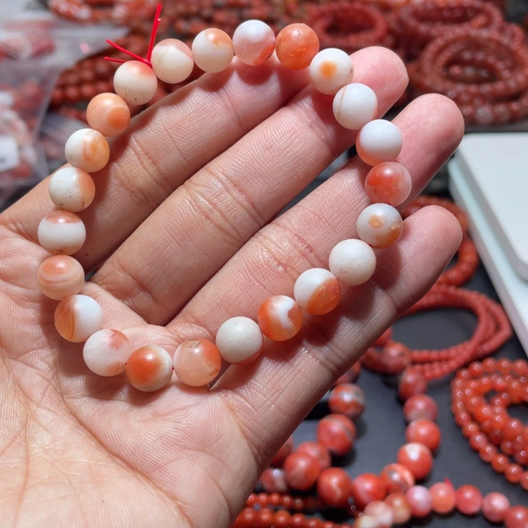 南红玛瑙手链未镶嵌
