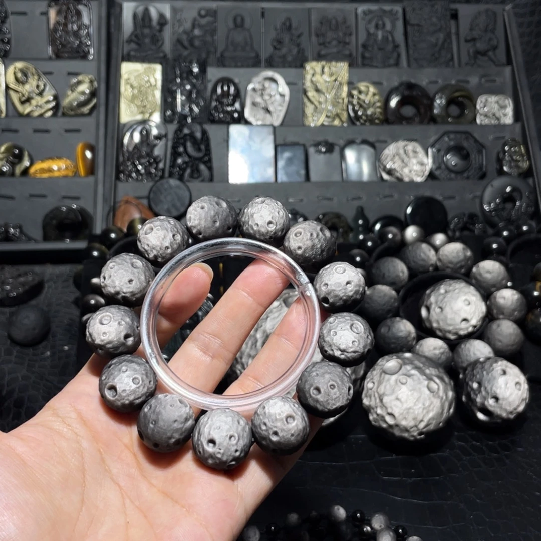 锐***君黑曜岩未镶嵌珠宝奇石