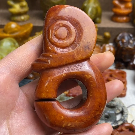 蛇纹石玉未镶嵌颈饰04