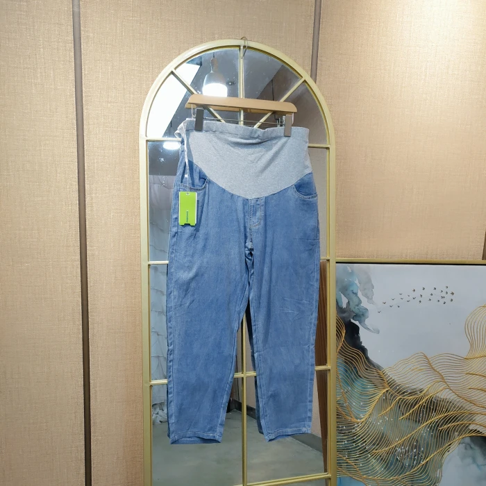 HQ29孕妇蓝色牛仔裤XL110-140XXL150