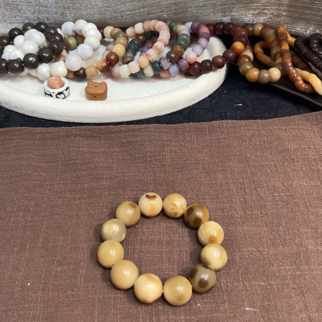 菩提根/象牙果吊坠虎皮20微瑕