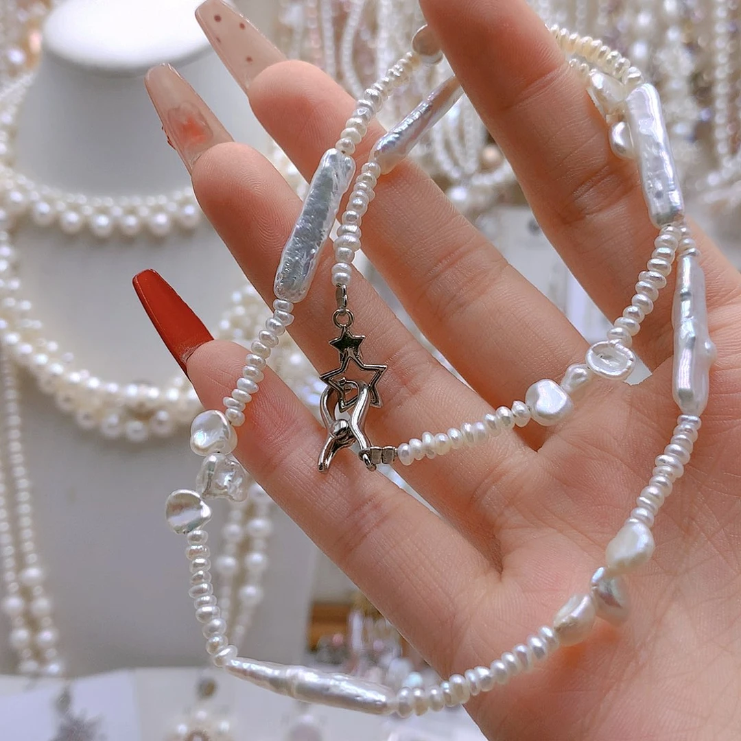 银S925镶嵌耳饰淡水珍珠大****点