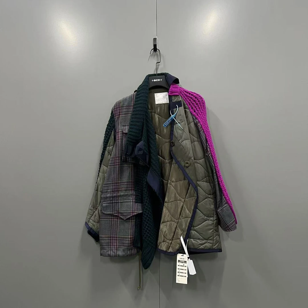 95新  （jp）303 Sacai 拼接夹克 2码/