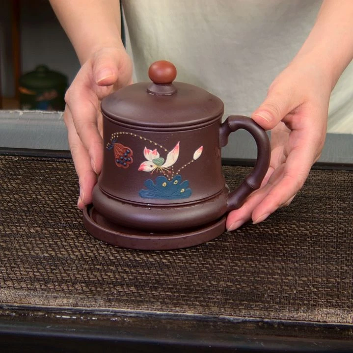 茶杯紫砂高货放漏