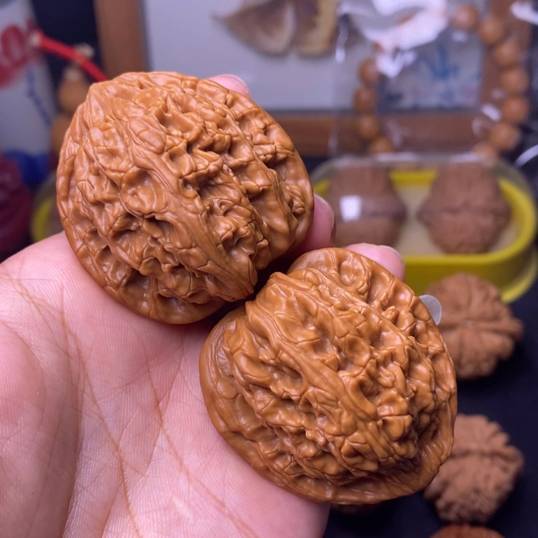 文玩核桃把件41.5龙门柱