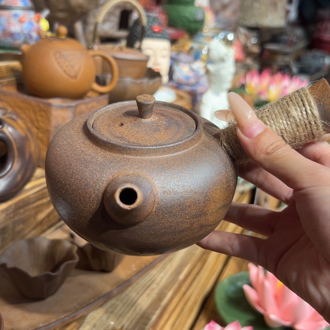 裸烧老岩泥原矿茶具