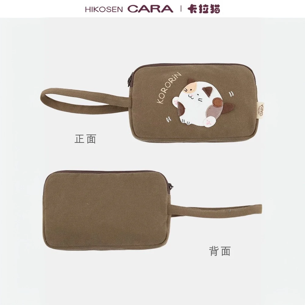 波波猫手拿包可爱糖果色ins风手腕手挽女手机包