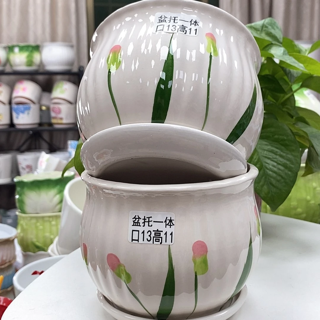 陶瓷@陶瓷花盆@@5838372869