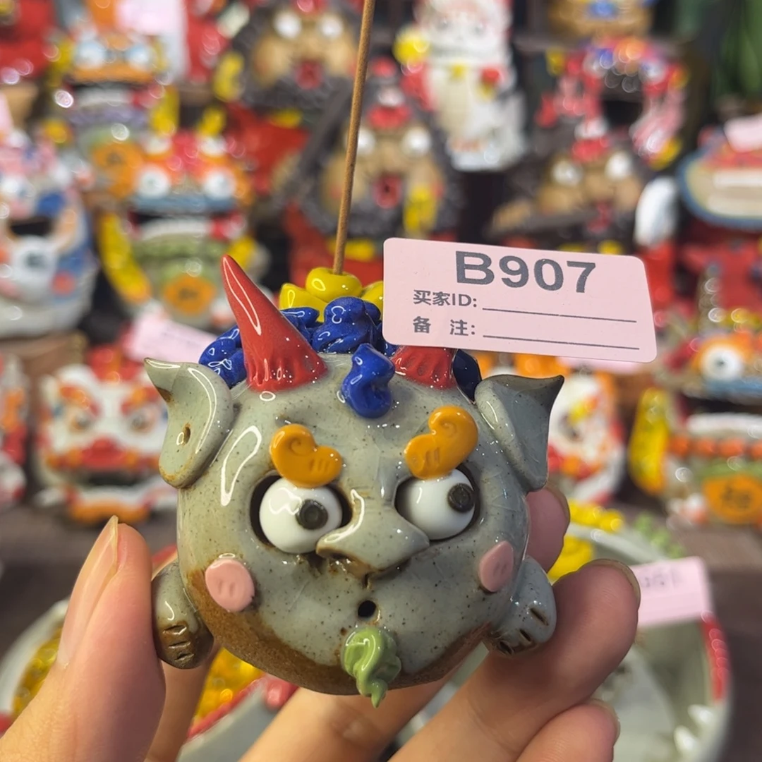 泥塑纯手工茶宠摆件