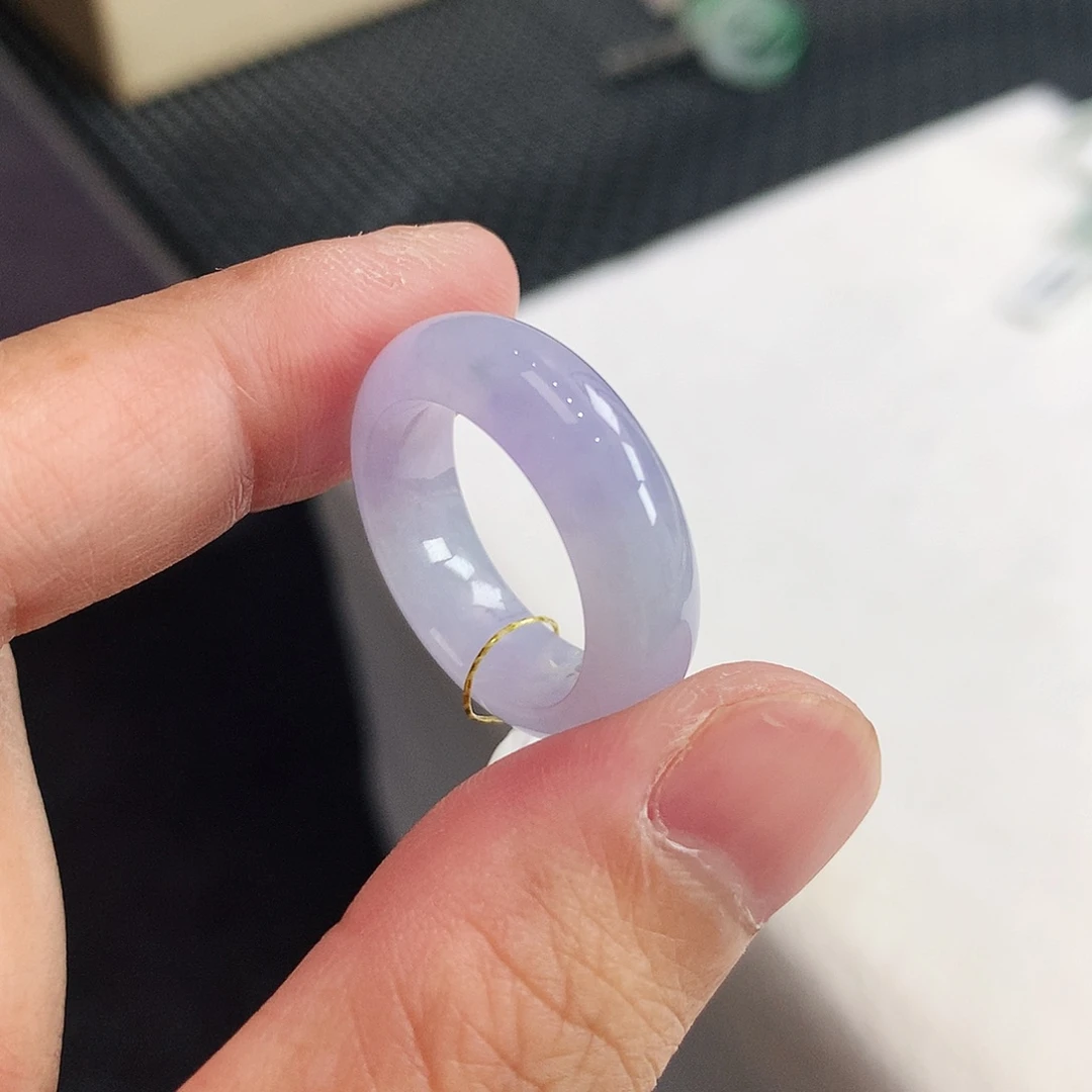 翡翠未镶嵌戒指14号