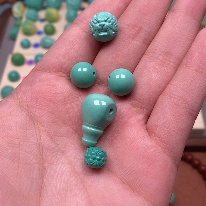 原生态湖北矿散珠配饰 三通套件