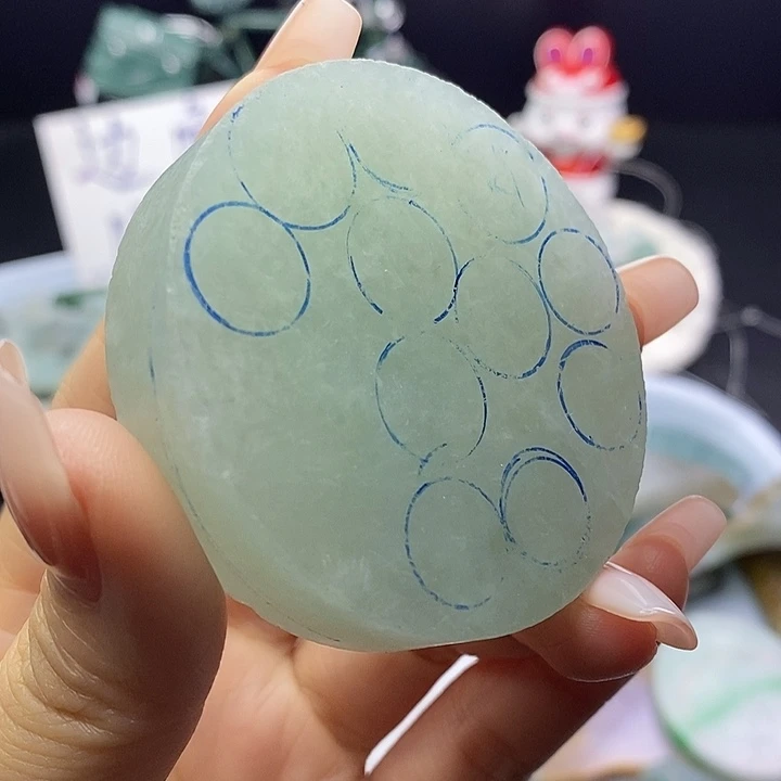 定制翡翠未镶嵌裸石发货