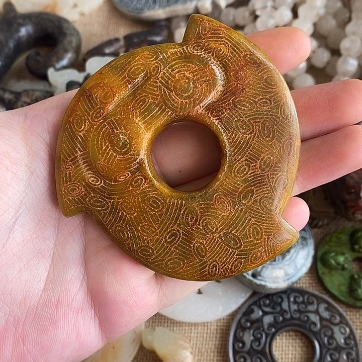 和田玉未镶嵌颈饰72