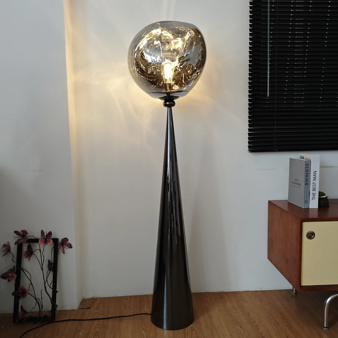 高定款熔岩灯｜设计师轻奢落地灯客厅高级感氛围复古艺术摆件