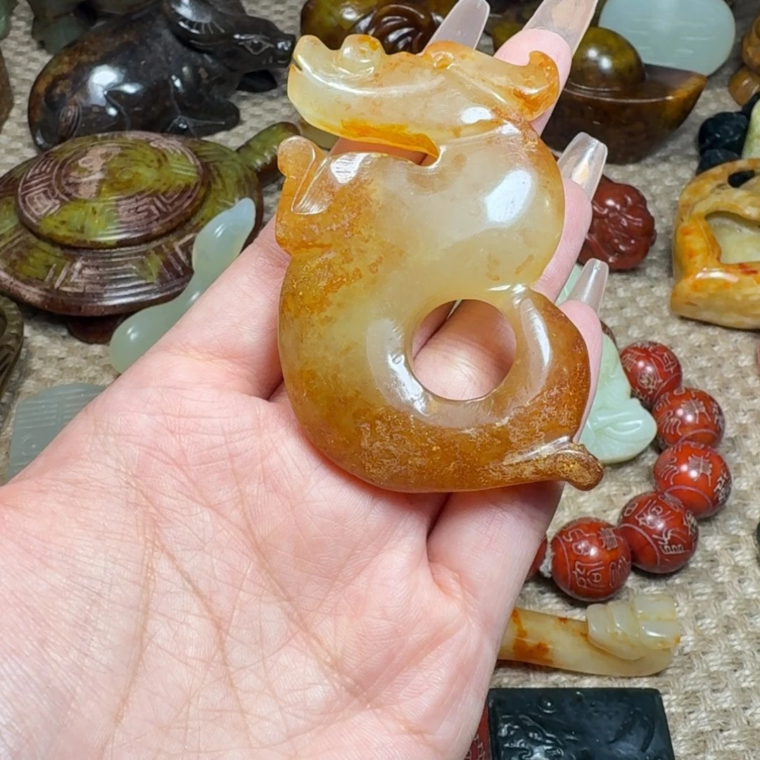 白玉菩提吊坠挂件