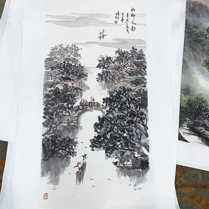 国画大**藏四尺四开孙玉华