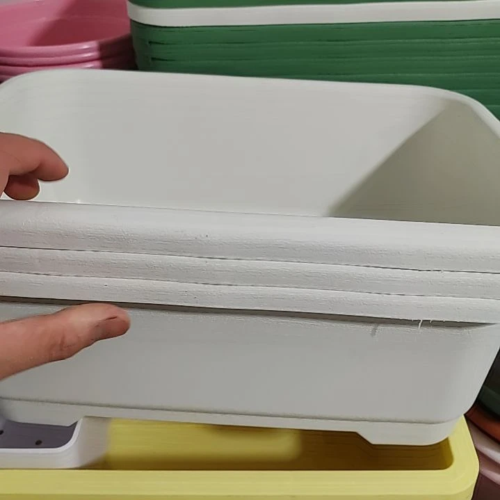 38 长种菜盆 3 个带托盘颜色随机