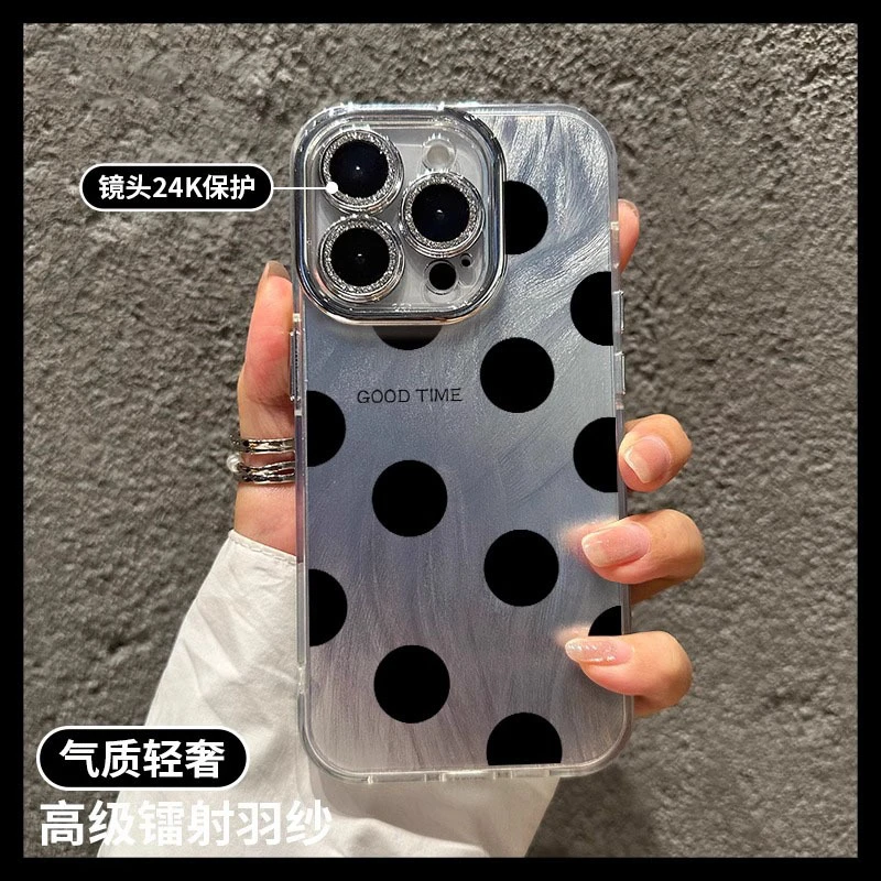 适用iphone16苹果15手机壳iphone 14/13 pro max羽纱plus波手机壳