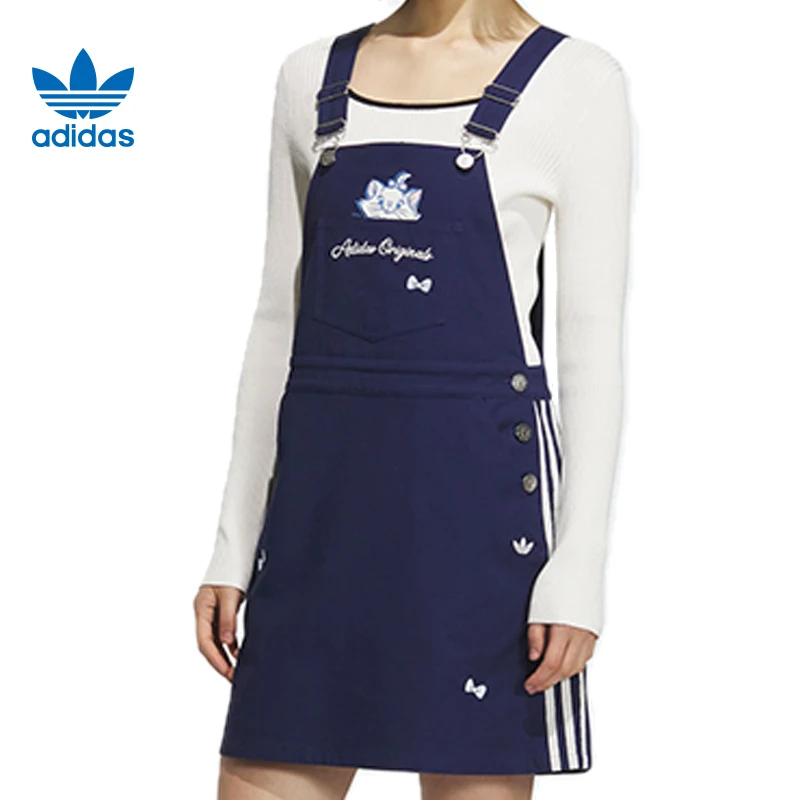adidas阿迪达斯【大】三叶草夏季女子运动休闲连衣裙裙子KC3105