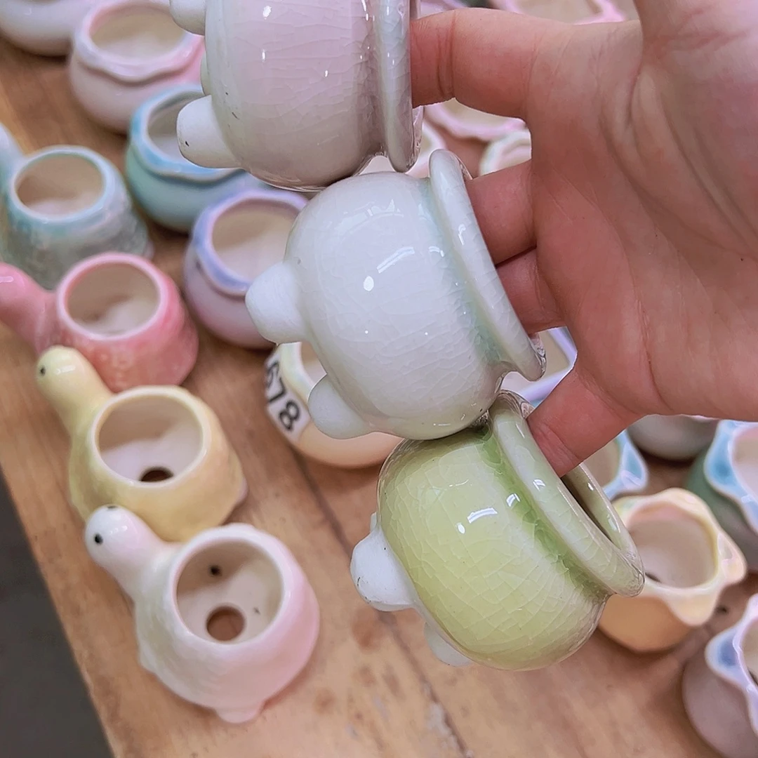 陶瓷花盆当场凑满12包邮