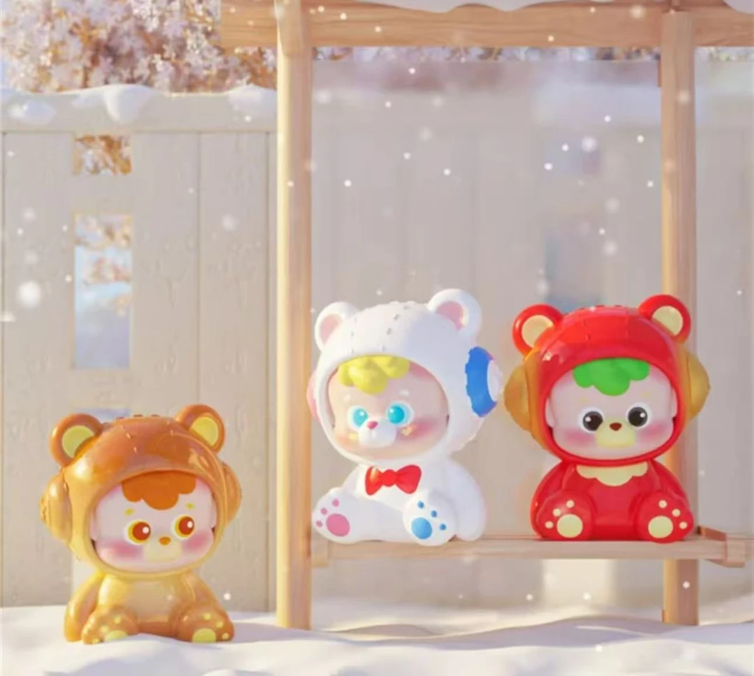 【点点拆盒】diudiu你的小熊2代冬日系列萌粒潮玩盲盒代拆
