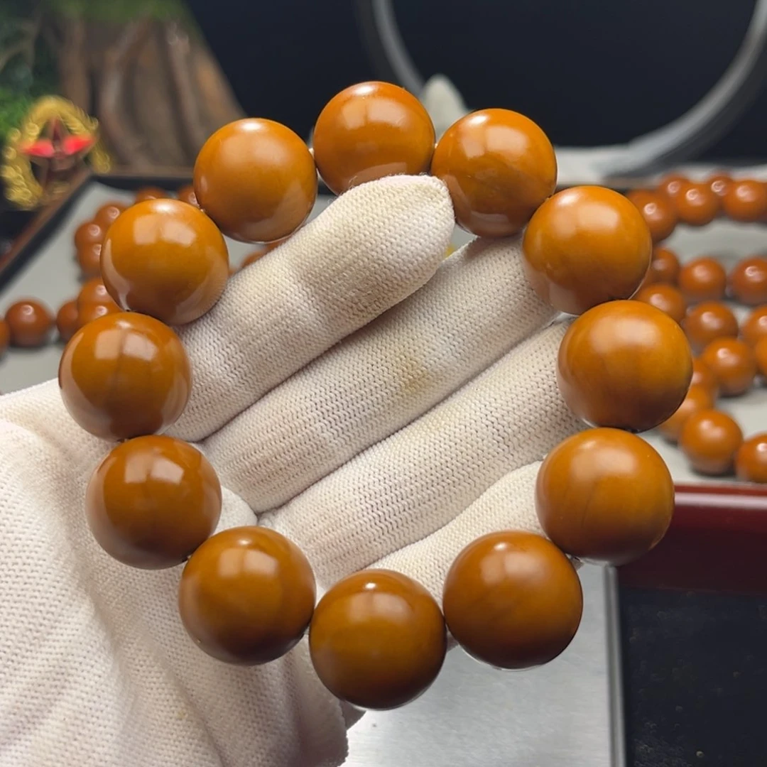 橄榄核手串开*者2.0+树王全品铁核 小孔 微瑕