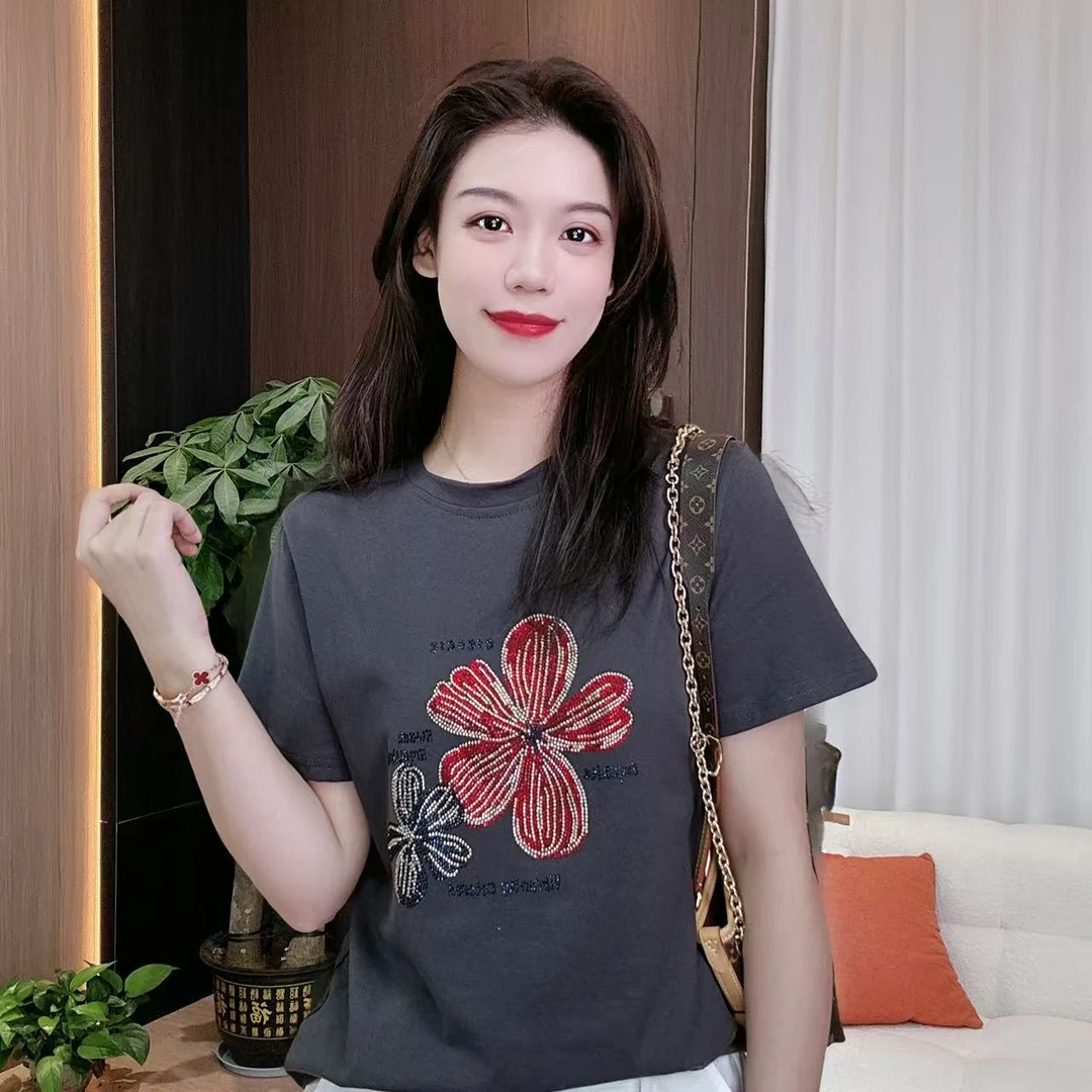 【大花】eseOese气质夏季短袖