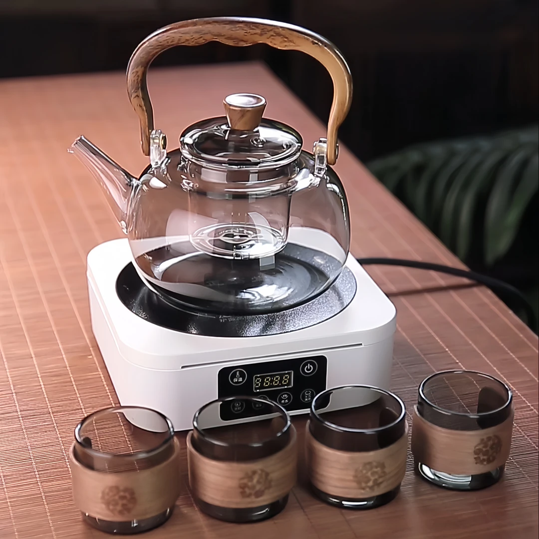 正茗堂电陶炉烧水壶家用蒸煮蒸汽办公室煮茶器多功能煮茶