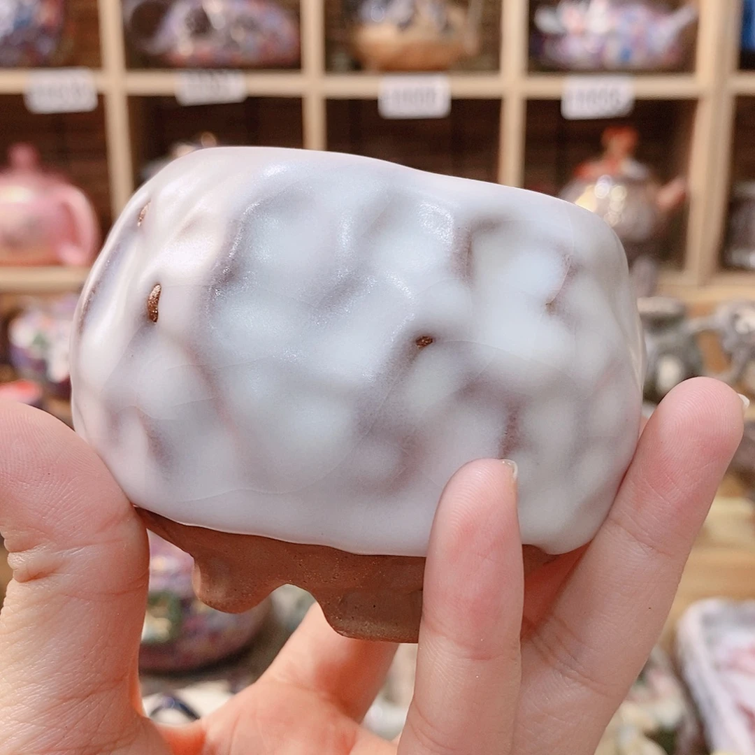 粗陶志野柴烧茶器