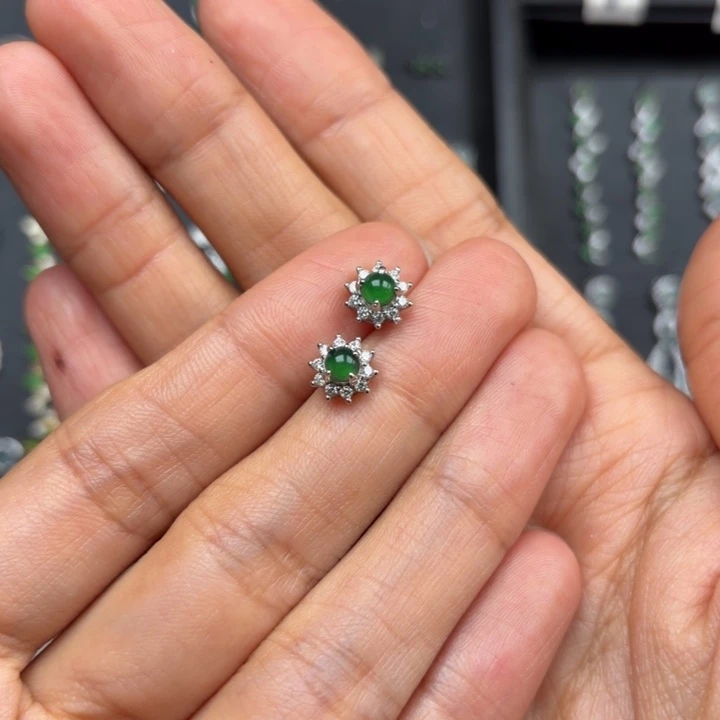 翡翠银S925镶嵌颈饰