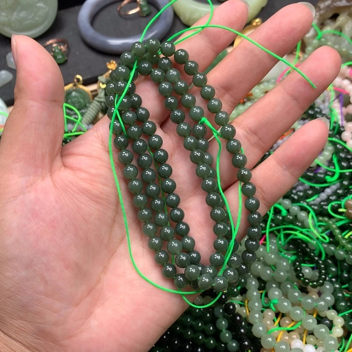 和田玉未镶嵌手链50