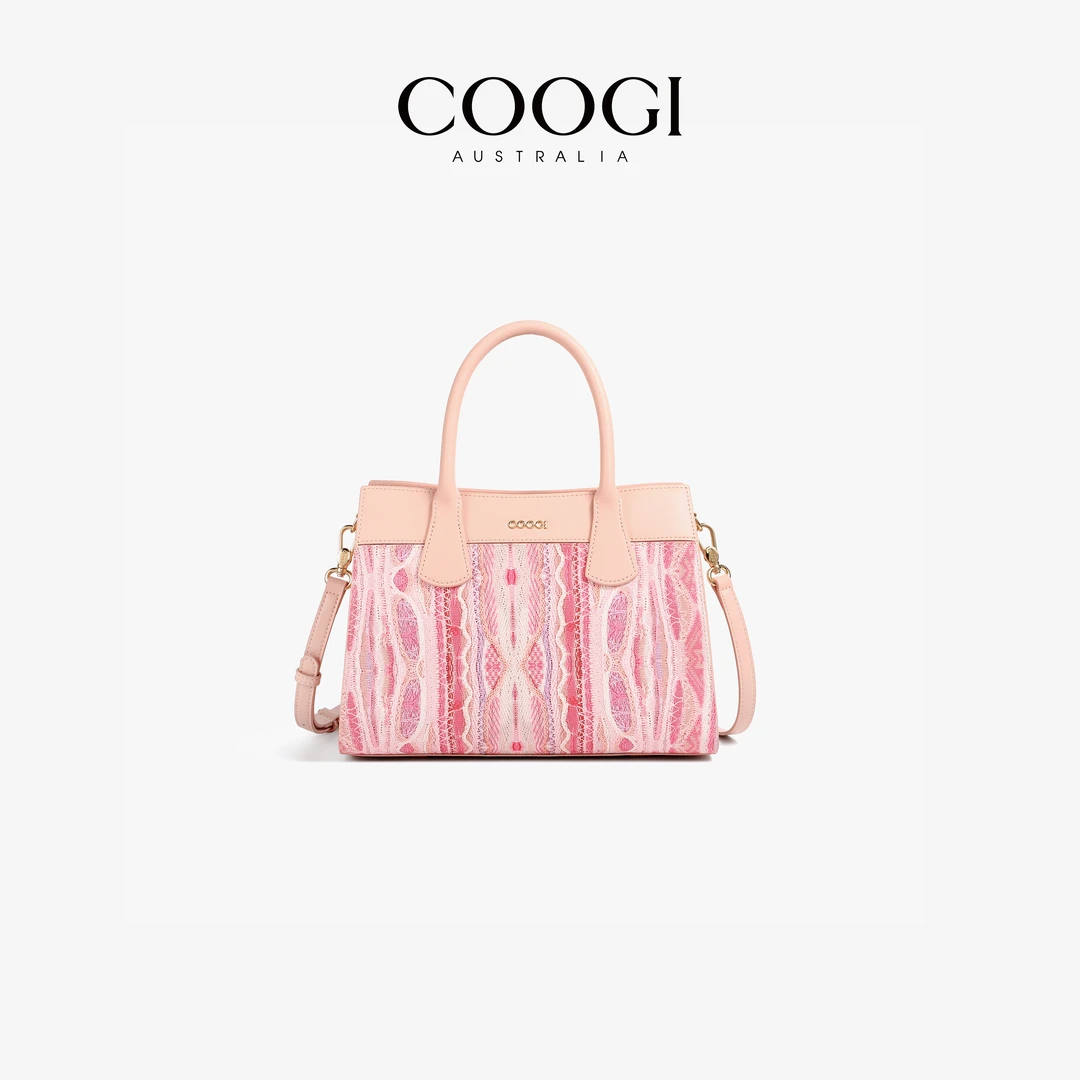 COOGI【高定轻奢】女包苦瓜纹大容量托特包手提单肩包送女友礼物