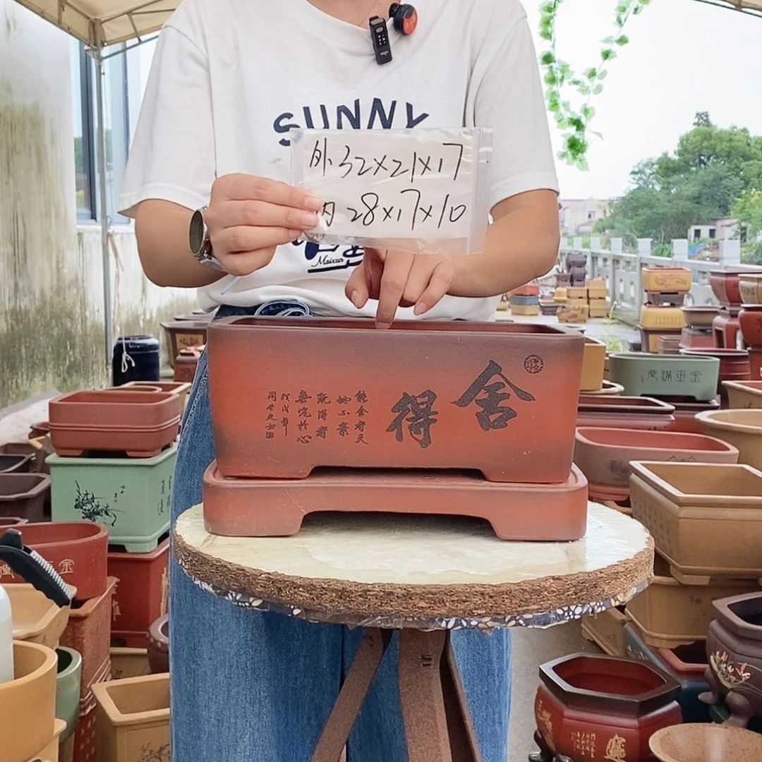 紫砂花盆紫砂花盆